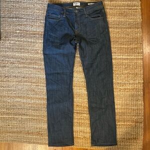 WILLIAMRAST 31x32 “DEAN SLIM STRAIGHT” DARK WASH JEANS